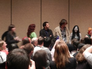 Misha Collins crashed the fan panel!