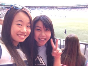 2nd row! And this angle was pretty sweet. 