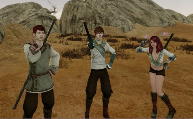 Screenshot my friend took from that one time I managed to log in. My face is about as ecstatic as my female character's face in game as I wait in the queue.