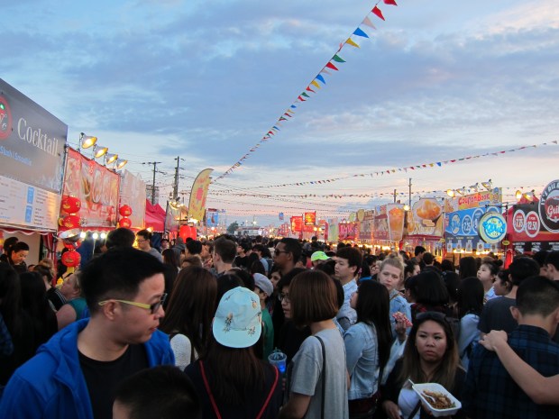 The food alley is always the busiest!